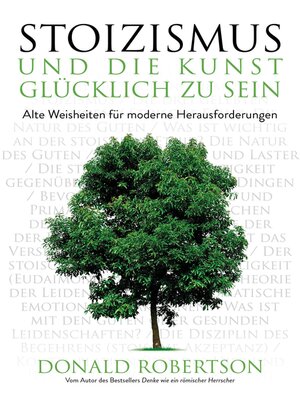 cover image of Stoizismus und die Kunst, glücklich zu sein